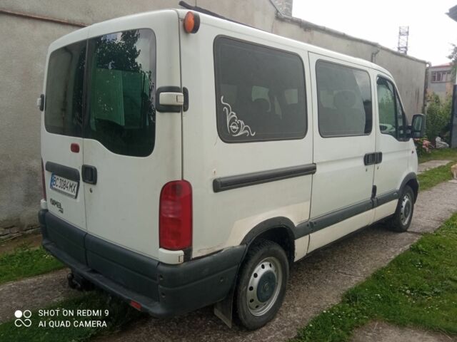 Белый Опель Movano, объемом двигателя 2.2 л и пробегом 205 тыс. км за 6500 $, фото 1 на Automoto.ua