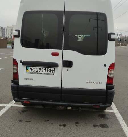 Белый Опель Movano, объемом двигателя 2.5 л и пробегом 521 тыс. км за 8800 $, фото 7 на Automoto.ua