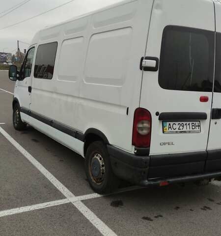 Белый Опель Movano, объемом двигателя 2.5 л и пробегом 521 тыс. км за 8800 $, фото 8 на Automoto.ua