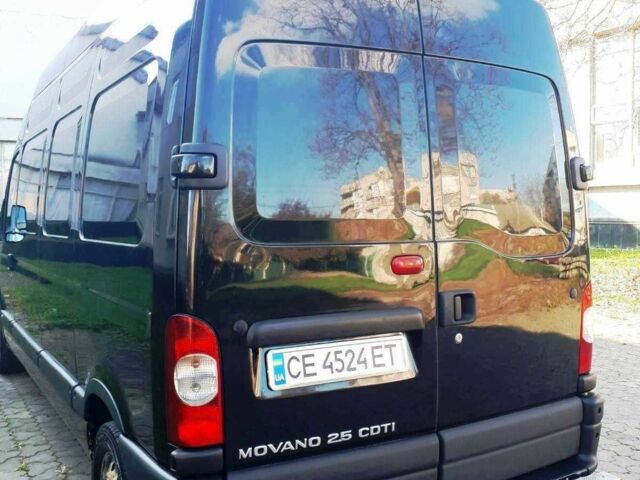 Черный Опель Movano, объемом двигателя 2.5 л и пробегом 315 тыс. км за 7900 $, фото 14 на Automoto.ua