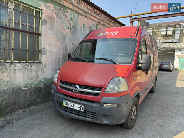 Красный Опель Movano, объемом двигателя 2.5 л и пробегом 460 тыс. км за 5400 $, фото 5 на Automoto.ua