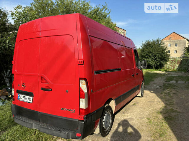 Красный Опель Movano, объемом двигателя 2.3 л и пробегом 200 тыс. км за 14500 $, фото 4 на Automoto.ua