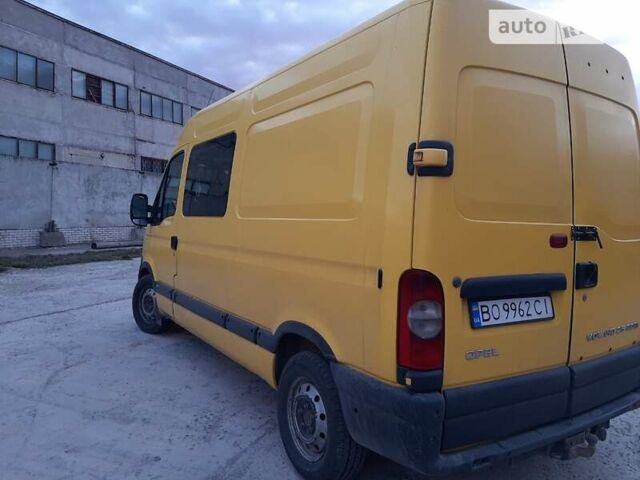 Жовтий Опель Movano, об'ємом двигуна 2.46 л та пробігом 485 тис. км за 6300 $, фото 9 на Automoto.ua