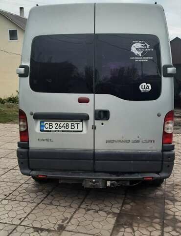Серый Опель Movano, объемом двигателя 2.5 л и пробегом 430 тыс. км за 6000 $, фото 4 на Automoto.ua