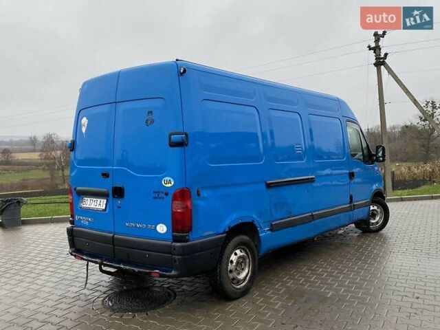 Синий Опель Movano, объемом двигателя 2.19 л и пробегом 350 тыс. км за 3750 $, фото 3 на Automoto.ua