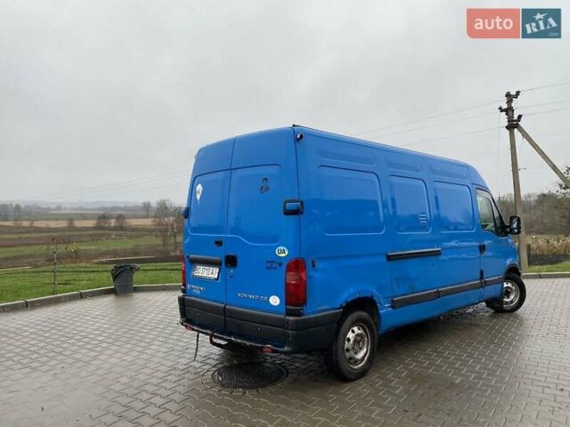 Синий Опель Movano, объемом двигателя 2.19 л и пробегом 350 тыс. км за 3750 $, фото 1 на Automoto.ua