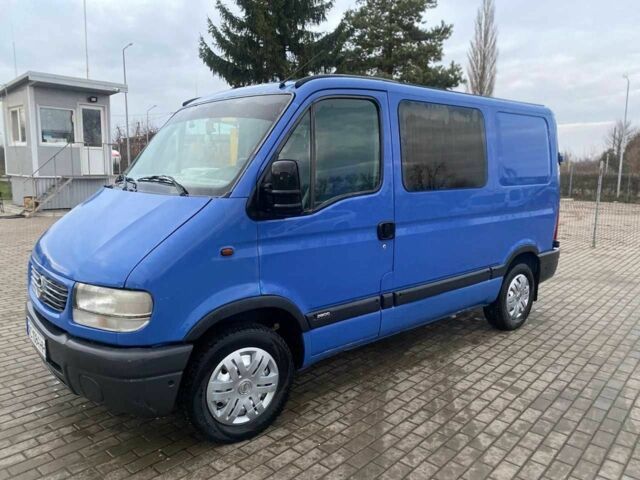 Синий Опель Movano, объемом двигателя 1.9 л и пробегом 318 тыс. км за 4400 $, фото 2 на Automoto.ua
