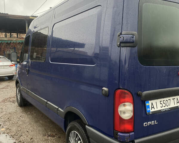 Синий Опель Movano, объемом двигателя 2.46 л и пробегом 310 тыс. км за 8500 $, фото 12 на Automoto.ua