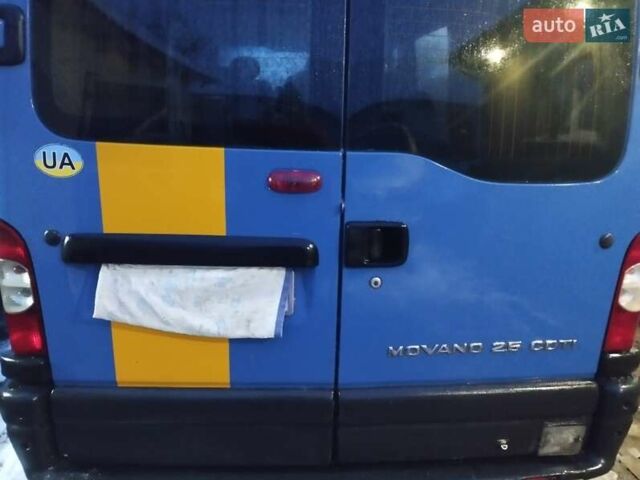 Синій Опель Movano, об'ємом двигуна 2.46 л та пробігом 415 тис. км за 7200 $, фото 6 на Automoto.ua