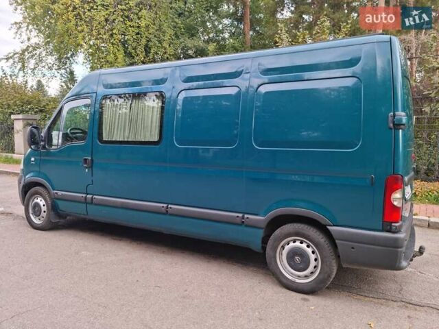 Зеленый Опель Movano, объемом двигателя 2.5 л и пробегом 450 тыс. км за 10600 $, фото 4 на Automoto.ua