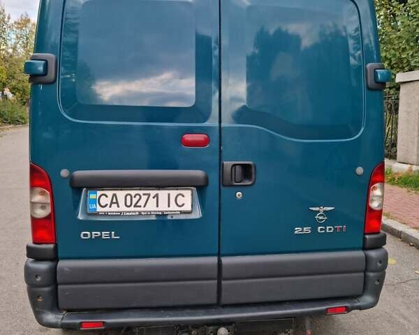 Зеленый Опель Movano, объемом двигателя 2.5 л и пробегом 450 тыс. км за 10600 $, фото 27 на Automoto.ua