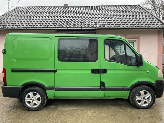 Зеленый Опель Movano, объемом двигателя 2.5 л и пробегом 493 тыс. км за 7000 $, фото 2 на Automoto.ua