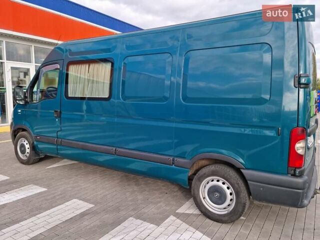Зеленый Опель Movano, объемом двигателя 2.5 л и пробегом 450 тыс. км за 10600 $, фото 11 на Automoto.ua