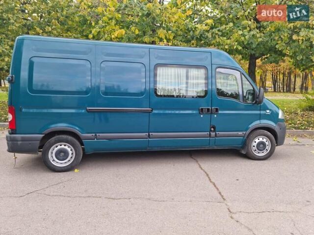 Зеленый Опель Movano, объемом двигателя 2.5 л и пробегом 450 тыс. км за 10600 $, фото 24 на Automoto.ua