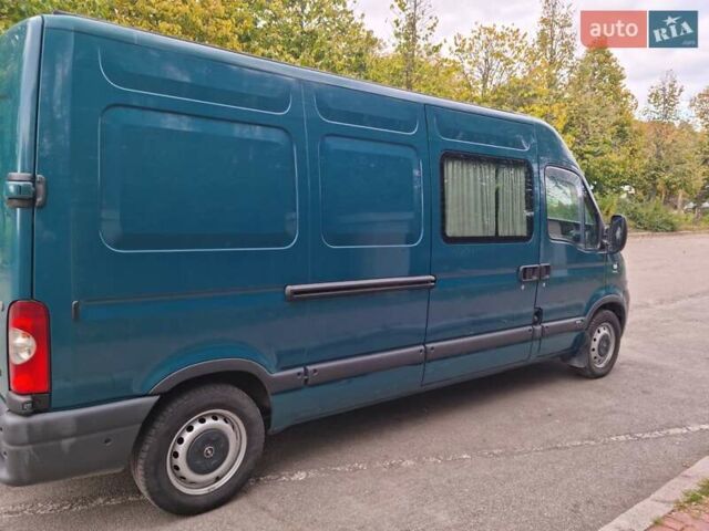 Зеленый Опель Movano, объемом двигателя 2.5 л и пробегом 450 тыс. км за 10600 $, фото 3 на Automoto.ua