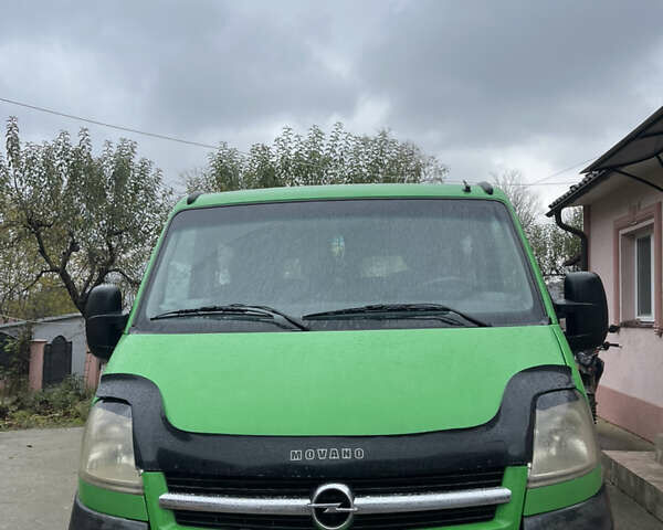 Зеленый Опель Movano, объемом двигателя 2.46 л и пробегом 493 тыс. км за 7000 $, фото 2 на Automoto.ua