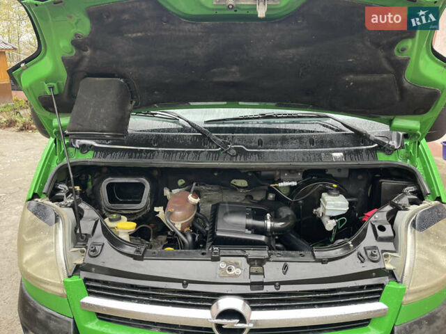 Зеленый Опель Movano, объемом двигателя 2.46 л и пробегом 493 тыс. км за 7000 $, фото 10 на Automoto.ua