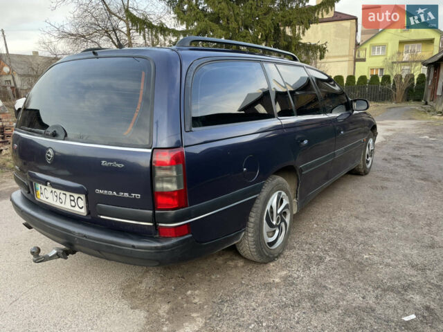 Синій Опель Омега, об'ємом двигуна 2.5 л та пробігом 323 тис. км за 3200 $, фото 7 на Automoto.ua