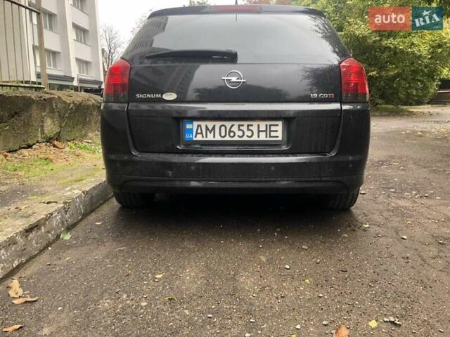 Черный Опель Сигнум, объемом двигателя 1.91 л и пробегом 283 тыс. км за 4500 $, фото 30 на Automoto.ua