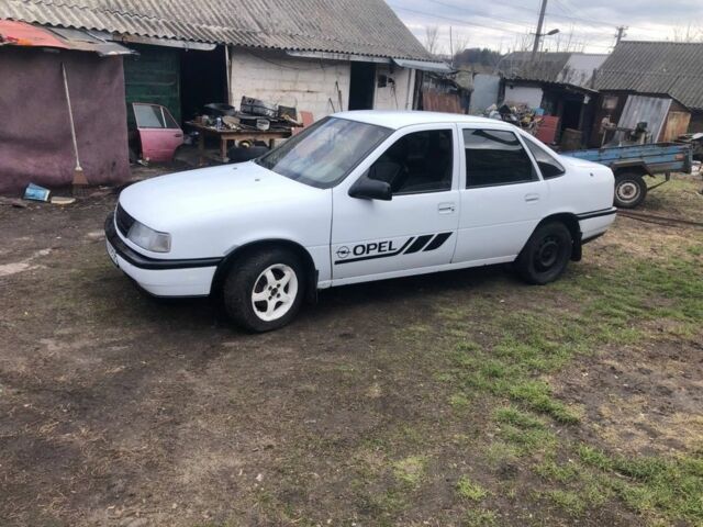 Белый Опель Вектра, объемом двигателя 1.6 л и пробегом 200 тыс. км за 650 $, фото 1 на Automoto.ua