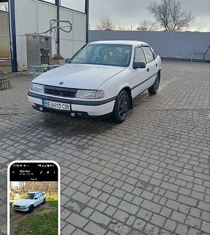Белый Опель Вектра, объемом двигателя 1.7 л и пробегом 340 тыс. км за 1350 $, фото 2 на Automoto.ua