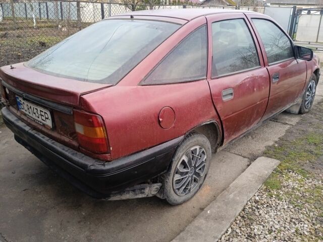 Красный Опель Вектра, объемом двигателя 2 л и пробегом 215 тыс. км за 380 $, фото 1 на Automoto.ua