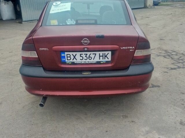 Червоний Опель Вектра, об'ємом двигуна 1.6 л та пробігом 230 тис. км за 2300 $, фото 4 на Automoto.ua