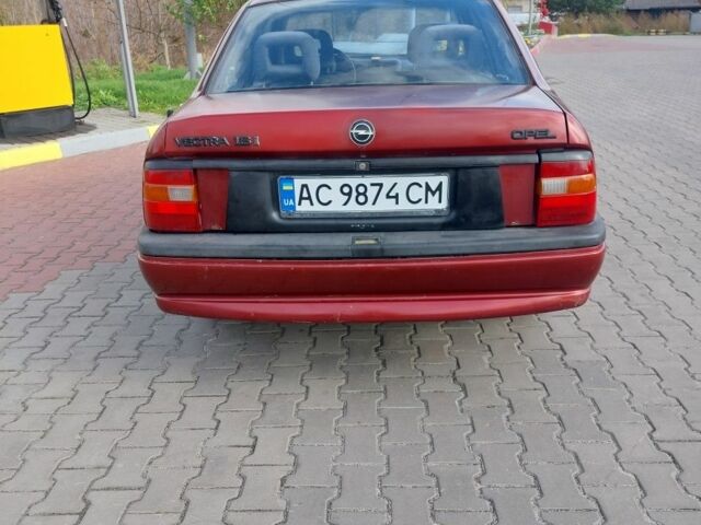 Опель Вектра 1995 в Рожище на Automoto.ua Красный Опель Вектра, объемом двигателя 1.8 л и пробегом 3 тыс. км за 1400 $, фото 5 на Automoto.ua