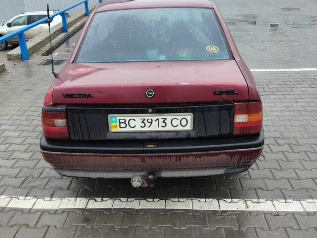 Красный Опель Вектра, объемом двигателя 1.6 л и пробегом 200 тыс. км за 600 $, фото 7 на Automoto.ua