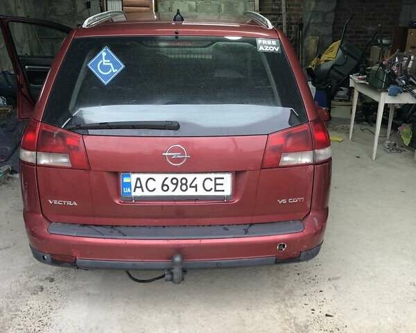 Красный Опель Вектра, объемом двигателя 3 л и пробегом 400 тыс. км за 5600 $, фото 1 на Automoto.ua