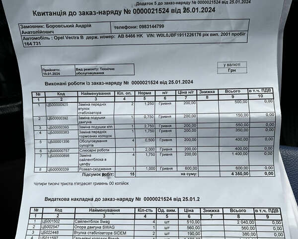 Опель Вектра, об'ємом двигуна 0 л та пробігом 166 тис. км за 4000 $, фото 20 на Automoto.ua