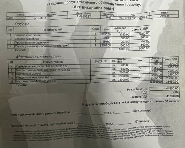 Серый Опель Вектра, объемом двигателя 2.2 л и пробегом 298 тыс. км за 3000 $, фото 21 на Automoto.ua