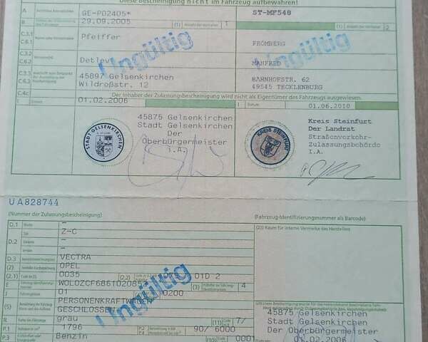 Серый Опель Вектра, объемом двигателя 1.8 л и пробегом 210 тыс. км за 5200 $, фото 71 на Automoto.ua