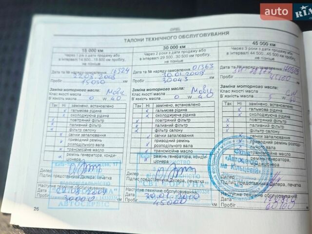 Синий Опель Вектра, объемом двигателя 2.2 л и пробегом 297 тыс. км за 5950 $, фото 95 на Automoto.ua