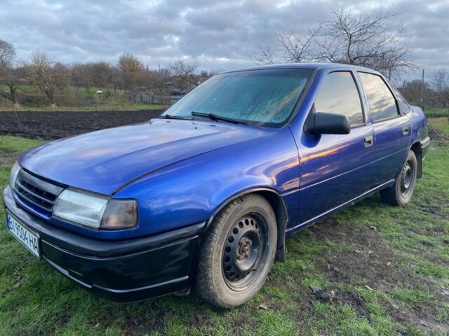 Синий Опель Вектра, объемом двигателя 1.6 л и пробегом 350 тыс. км за 1400 $, фото 3 на Automoto.ua