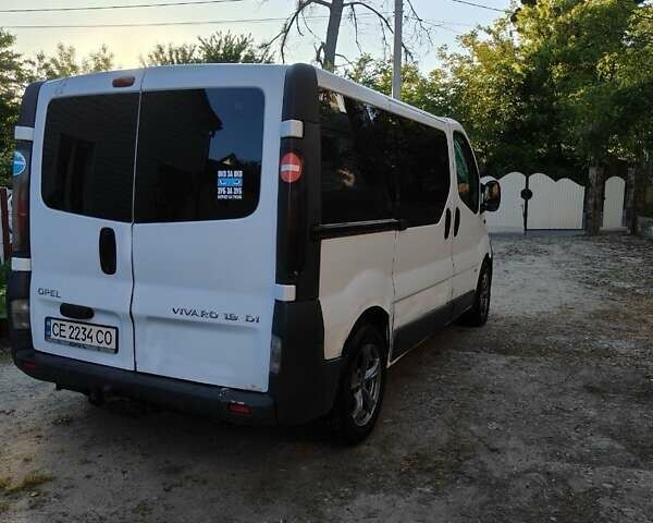 Белый Опель Виваро, объемом двигателя 1.87 л и пробегом 350 тыс. км за 5900 $, фото 3 на Automoto.ua