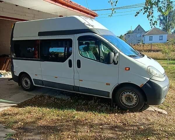 Белый Опель Виваро, объемом двигателя 2.5 л и пробегом 252 тыс. км за 7500 $, фото 3 на Automoto.ua