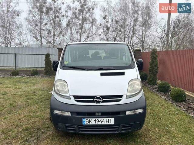 Белый Опель Виваро, объемом двигателя 1.9 л и пробегом 247 тыс. км за 6650 $, фото 5 на Automoto.ua
