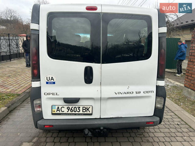 Белый Опель Виваро, объемом двигателя 1.87 л и пробегом 364 тыс. км за 5700 $, фото 4 на Automoto.ua