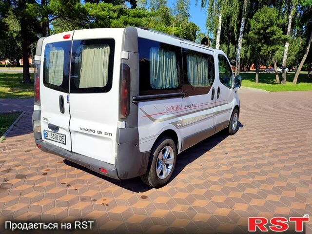 Белый Опель Виваро, объемом двигателя 1.9 л и пробегом 321 тыс. км за 5400 $, фото 11 на Automoto.ua