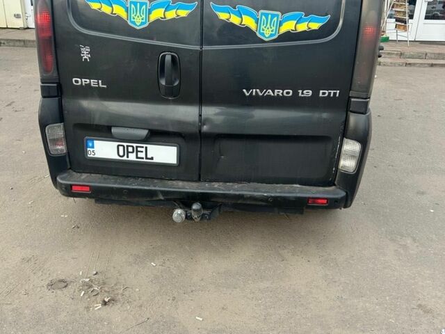Черный Опель Виваро, объемом двигателя 1.9 л и пробегом 750 тыс. км за 8500 $, фото 6 на Automoto.ua