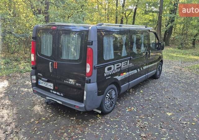 Черный Опель Виваро, объемом двигателя 2 л и пробегом 305 тыс. км за 7900 $, фото 8 на Automoto.ua