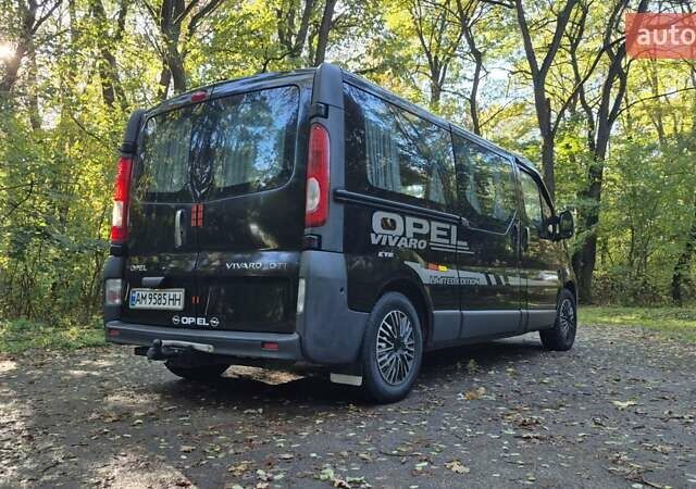 Черный Опель Виваро, объемом двигателя 2 л и пробегом 305 тыс. км за 7900 $, фото 12 на Automoto.ua