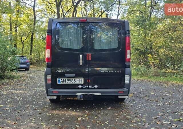 Черный Опель Виваро, объемом двигателя 2 л и пробегом 305 тыс. км за 7900 $, фото 7 на Automoto.ua