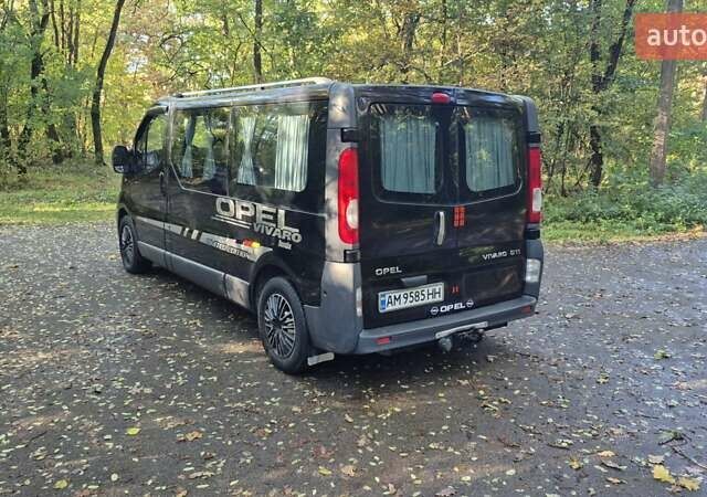 Черный Опель Виваро, объемом двигателя 2 л и пробегом 305 тыс. км за 7900 $, фото 9 на Automoto.ua
