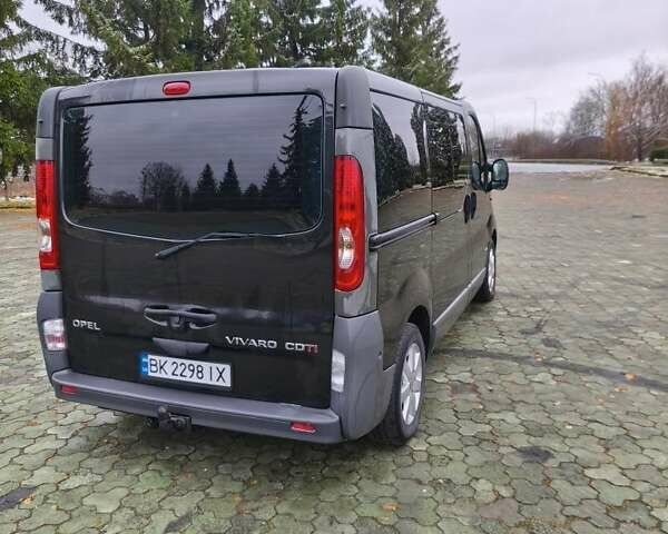 Черный Опель Виваро, объемом двигателя 2 л и пробегом 265 тыс. км за 12400 $, фото 1 на Automoto.ua