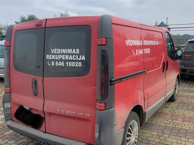Червоний Опель Віваро, об'ємом двигуна 1.9 л та пробігом 320 тис. км за 2950 $, фото 3 на Automoto.ua