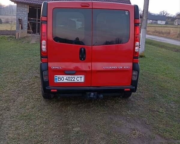 Червоний Опель Віваро, об'ємом двигуна 1.9 л та пробігом 404 тис. км за 5400 $, фото 20 на Automoto.ua