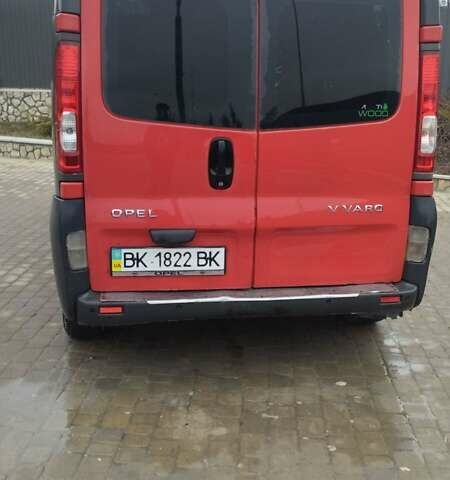 Красный Опель Виваро, объемом двигателя 1.9 л и пробегом 270 тыс. км за 5050 $, фото 1 на Automoto.ua