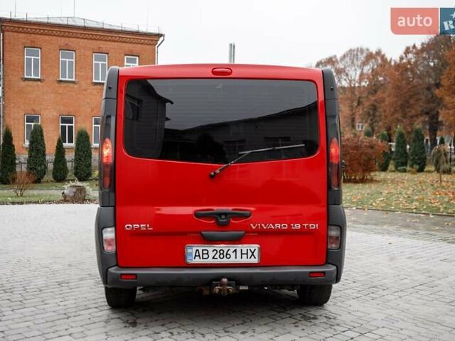 Червоний Опель Віваро, об'ємом двигуна 1.87 л та пробігом 400 тис. км за 8300 $, фото 14 на Automoto.ua